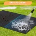 Ocalpur Grill Mat, 52"×38"for Outdoor Grills, BBQ Floor Mats, Fireproof & Oil-Proof Mat, Anti-Slip, Easy Clean, Reusable Custom Cut for Decks, Patios, Indoor Fireplace Mats