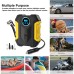 Ocalpur Portable Tire Inflator, Car Air Pump with Digital Pressure Gauge, 12V 150 PSI, Bright LED Light